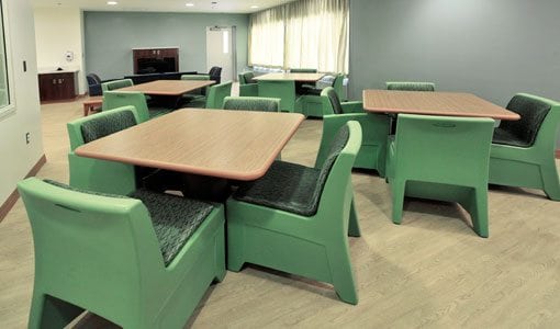 mental health hospital furniture installation by norix