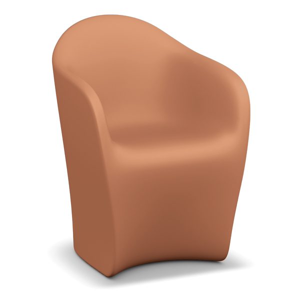 anti suicide chair Fenix in brown