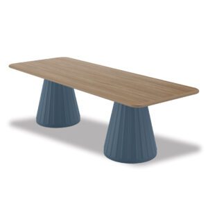 Double Pedestal Table